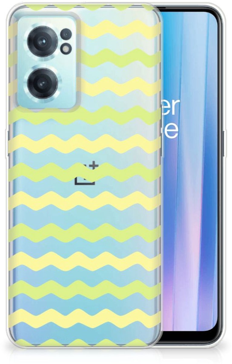 OnePlus Nord CE 2 5G TPU bumper Waves Yellow