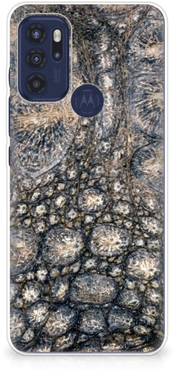 Motorola Moto G60s TPU Hoesje Krokodillenprint