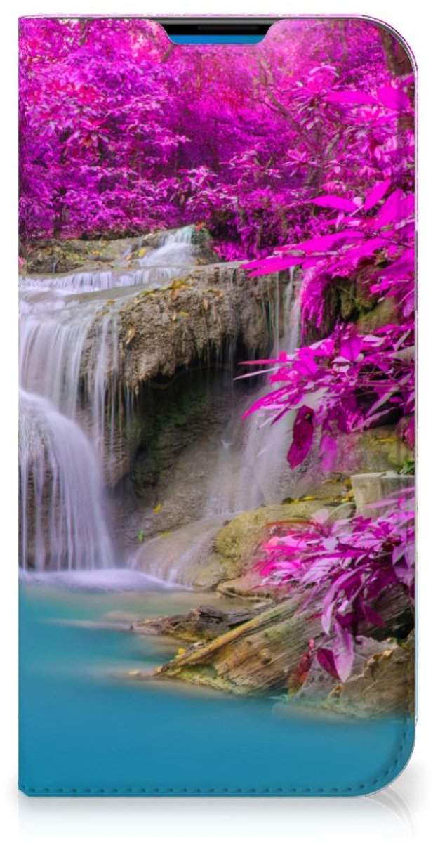 Standcase Hoesje voor iPhone 14 Pro Max Book Cover Waterval