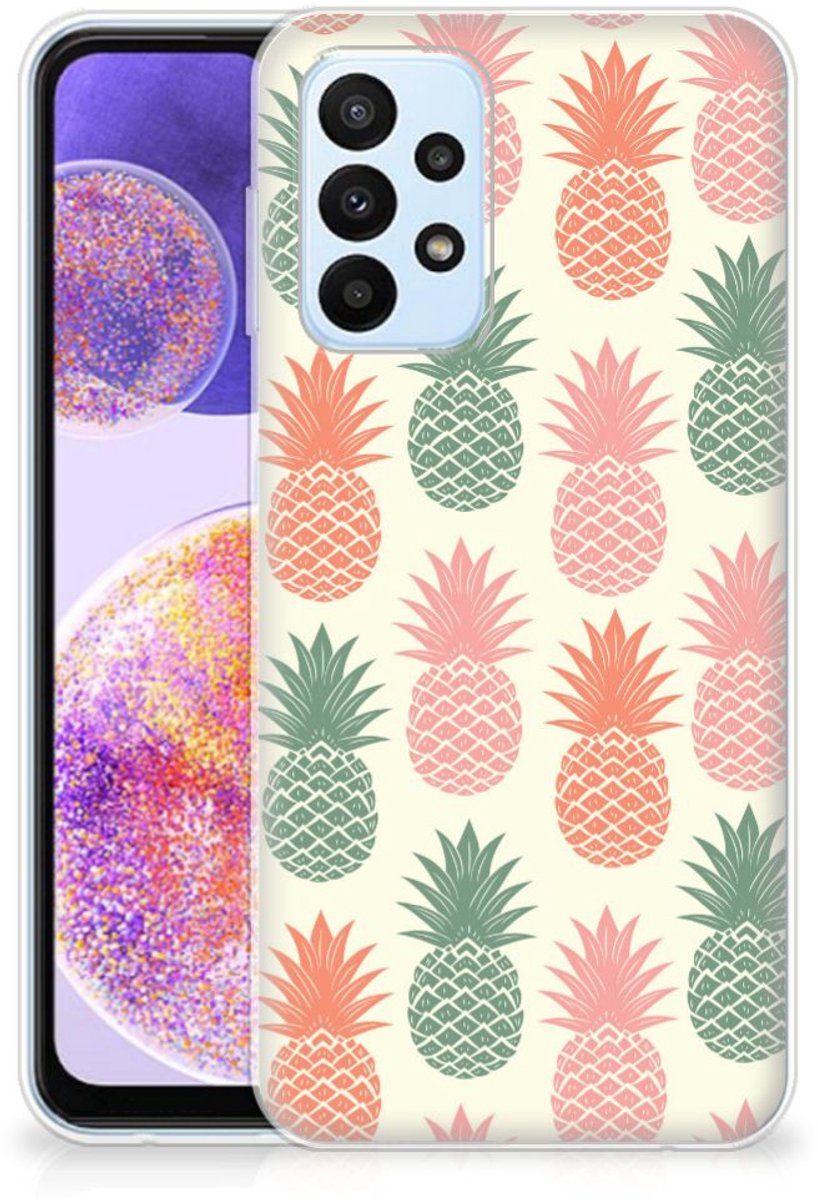 Samsung Galaxy A23 Siliconen Case Ananas