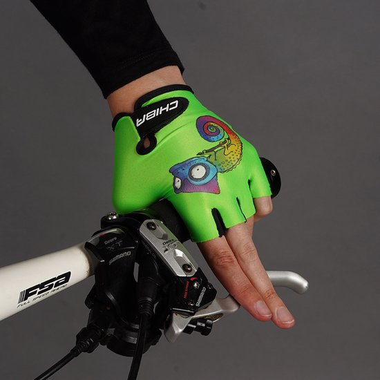 Gant Chiba Cool Kids Summer Chameleon - taille S - Gant de cyclisme - Enfants - Chameleon