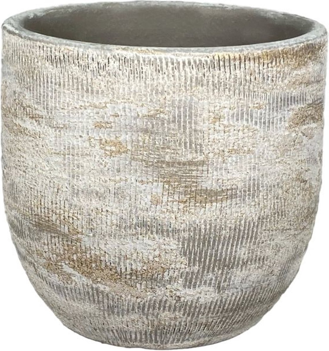 Bloempot Miami - d33 x h31cm - Grijs