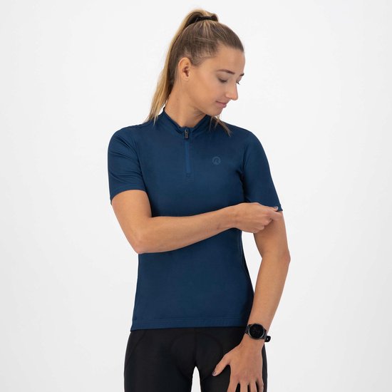 Rogelli Core Fietsshirt Dames - Korte Mouwen - Wielrenshirt - Blauw - Maat S van Rogelli — afbeelding 2