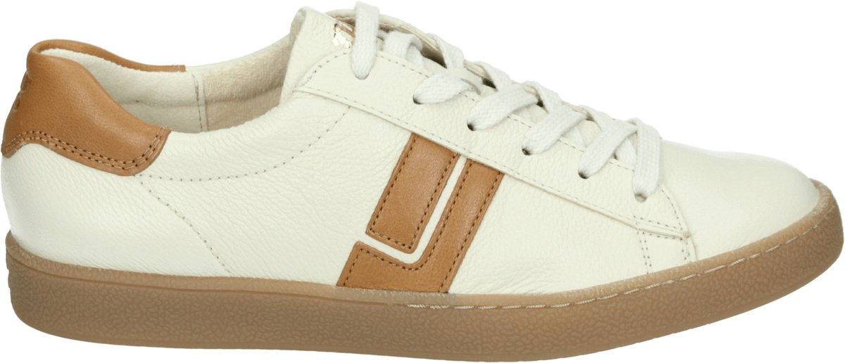 Paul Green - 5464 - Lage sneakersDames sneakers - Kleur: Wit/beige - Maat: 38.5