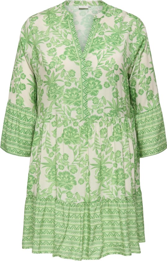 ONLY CARMAKOMA - CARMARRAKESH LIFE 3/4 TUNIC DRESS AOP - Dames - Mini jurken