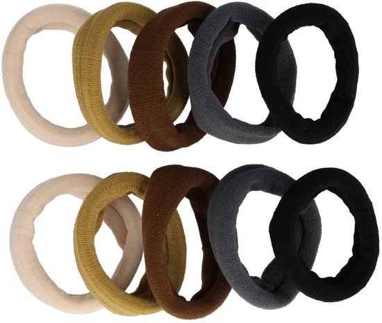 Haarelastieken Endless Klein 4cm Duo Licht Bruin 6 Stuks Haar Elastieken 1318112590