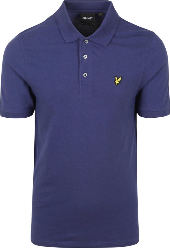 Lyle and Scott Polo Deep Indigo - Maat L - Heren