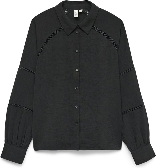 VERO MODA - VMGUSLA L/S SHIRT WVN BTQ GA - Dames - Blouses