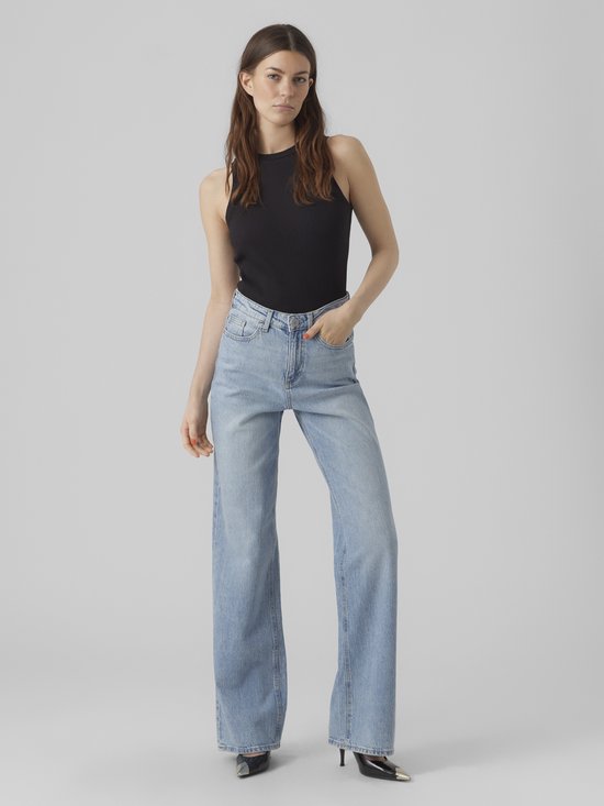 VERO MODA dames Jeans Vmtessa Hr Wide Jeans Ra369 Ga Noos