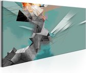 Schilderij - Geometrische Gekte