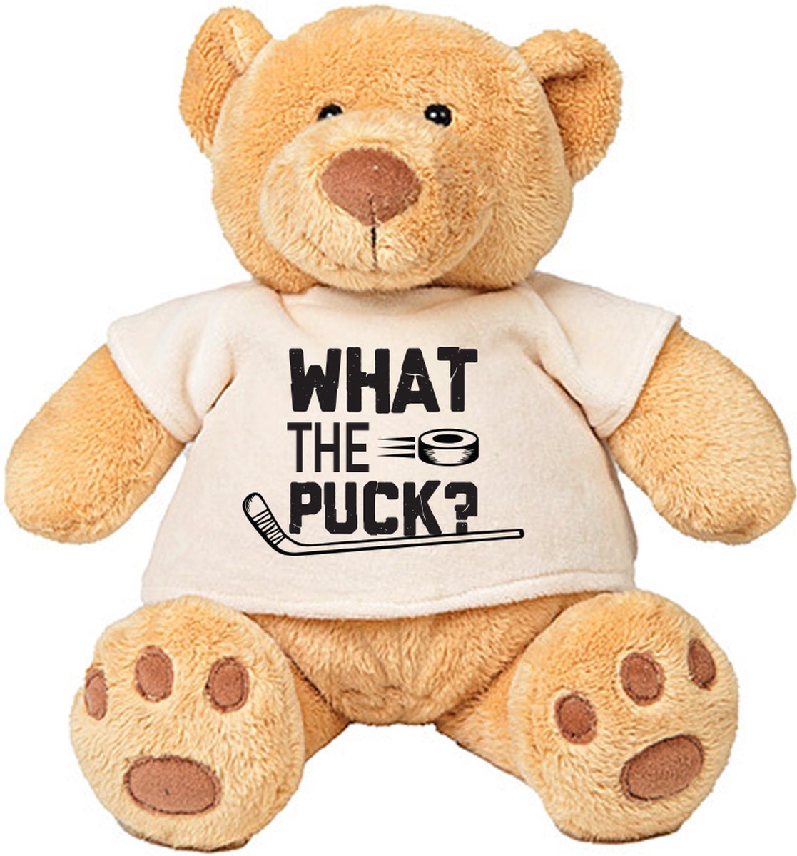 Teddy Beer What the Puck? - ijshockey - sport - knuffel