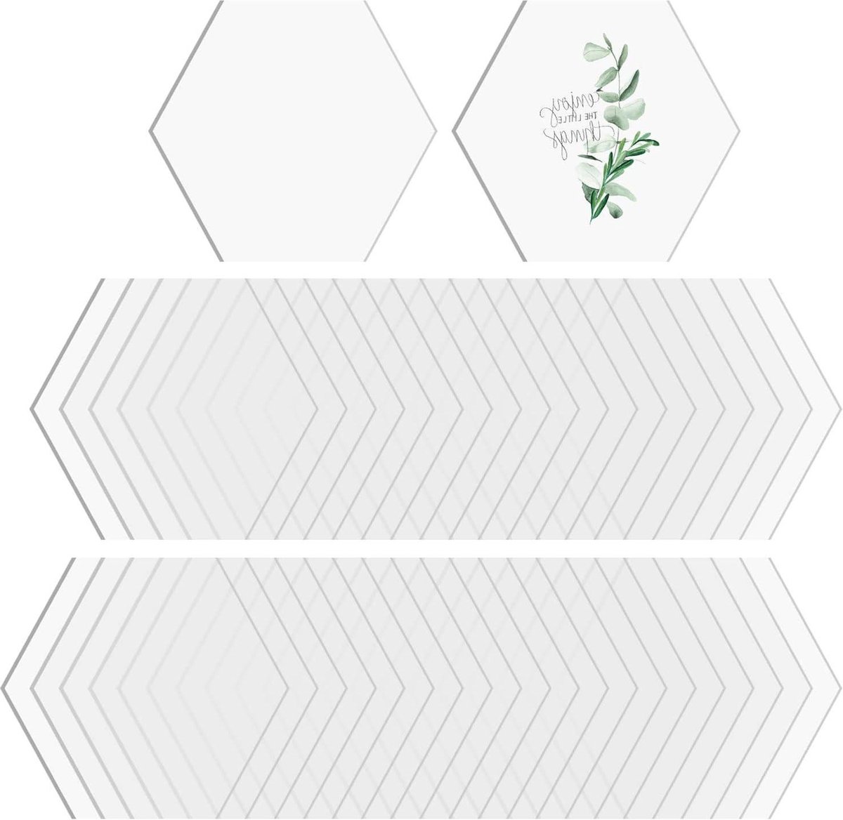 Image of 80 stuks doorzichtige zeshoekige acryl plaatskaarten - lege escortkaarten - aangepaste naaminstellingen - bruiloftsfeest - evenementendecoratie .