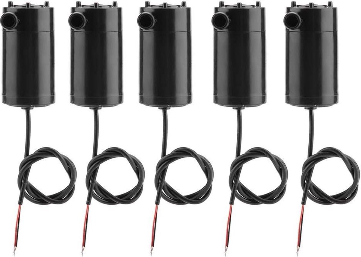 Mini-waterpomp 5 stuks DC 3-5 V dompelpomp voor aquarium fontein visvijver .