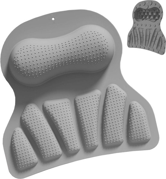 minkissy Badkussen, waterdicht, schouderkussen, antislip, neksteun, nekkussen voor badkuip, saunakussen, PU spa