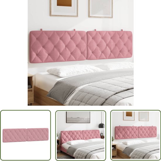 vidaXL Hoofdbordkussen 80 cm fluweel donkergroen, hoofdbord kussen, kussen hoofdbord, hoofdbord bed kussen, hoofdeinde kussen, kussen hoofdeinde bed