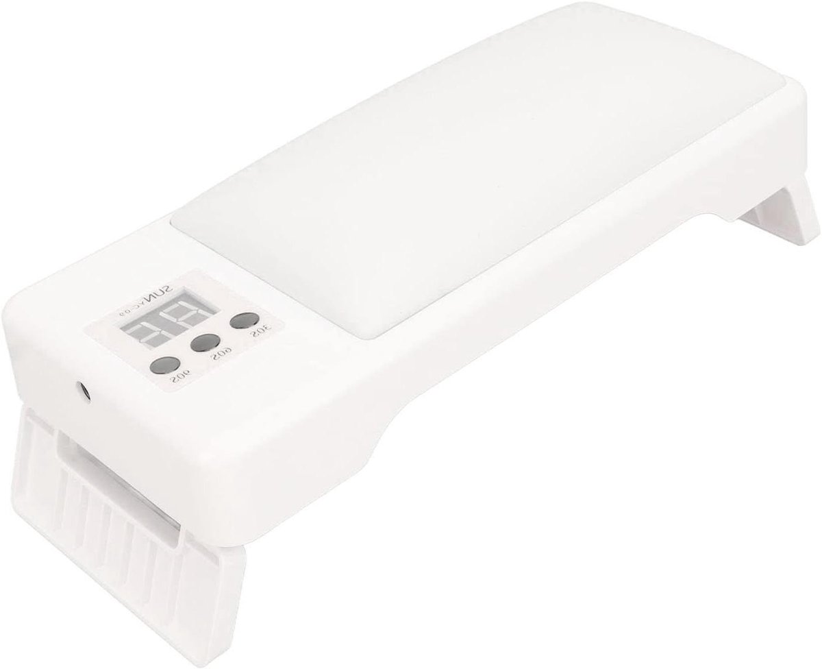 Opvouwbare nageldroger met timing LED - Flexibel en elegant - Thuisgebruik voor vrouwen - Wit .