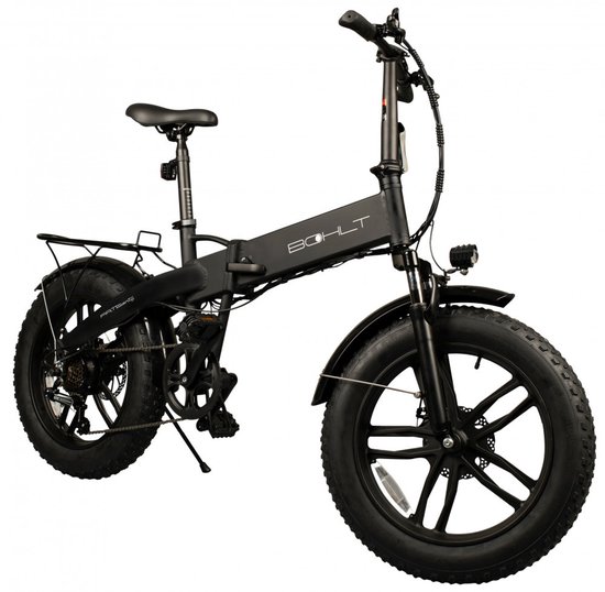 Bohlt FATTWENTY Elektrische Vouwfiets - 25km/h - 6 versnellingen - Actieradius van +/- 40 km - Zwart van Bohlt — afbeelding 5