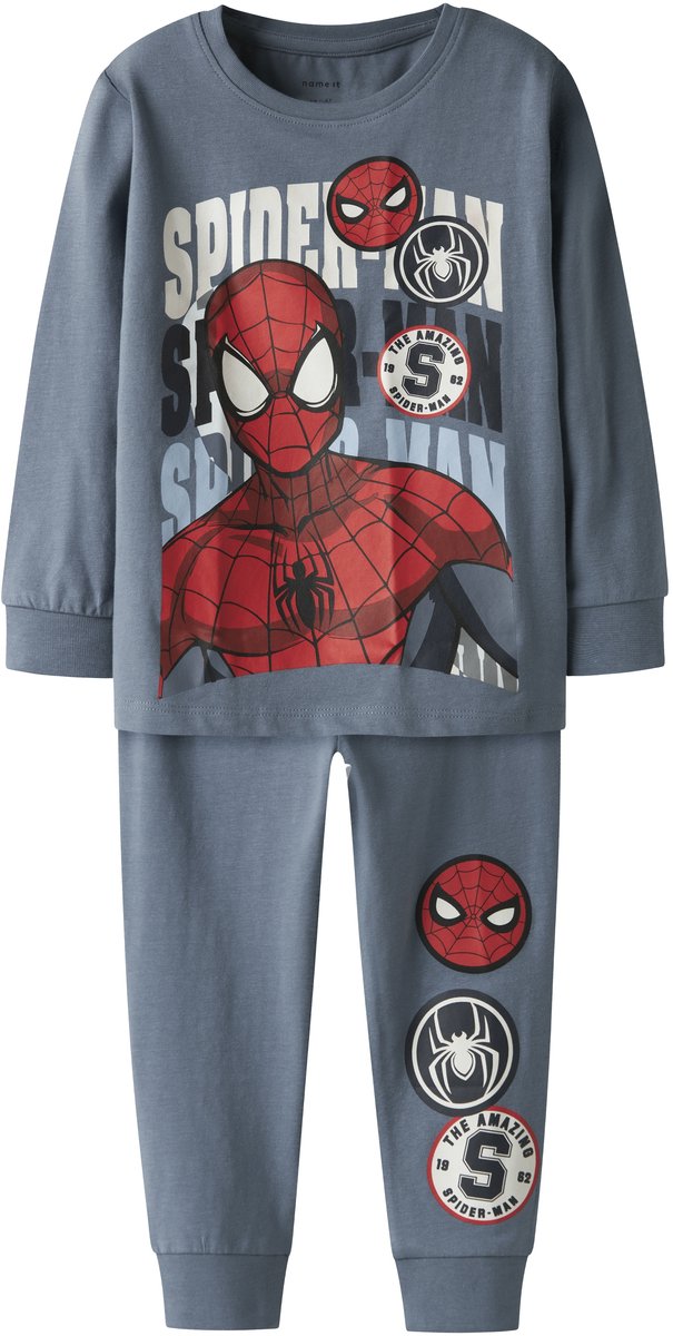NAME IT - NMMOCTI SPIDER LS NIGHTSET MAR - Jongens - Pyjamas