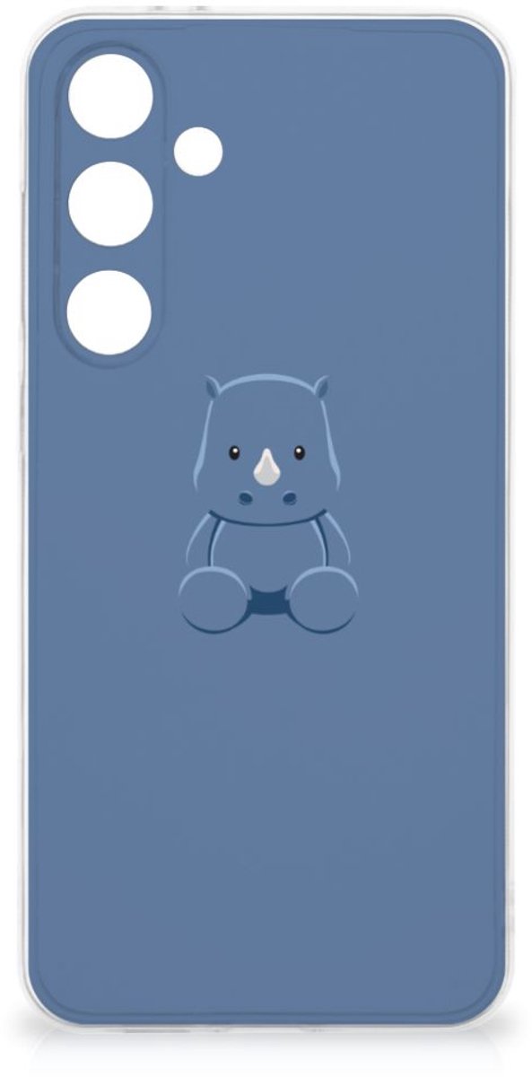 Samsung Galaxy S24 FE Telefoonhoesje met Naam Baby Rhino