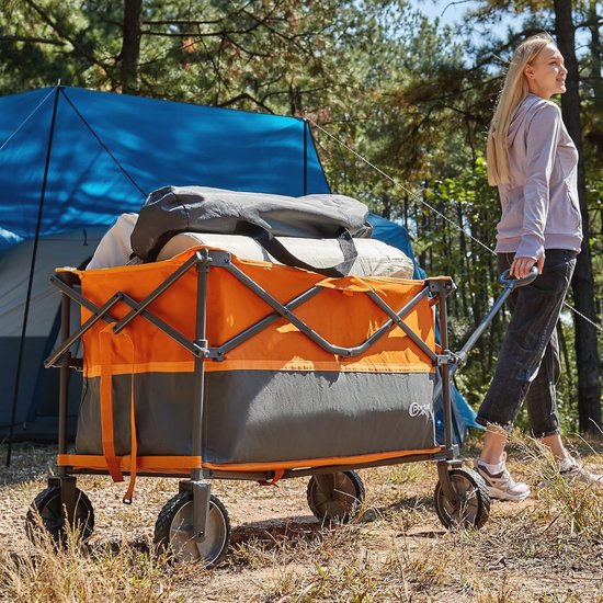 XL Deeper Festival Trolley 228L Grotere Capaciteit Opvouwbare Camping Tuin Strand Trolley van Merkloos — afbeelding 2