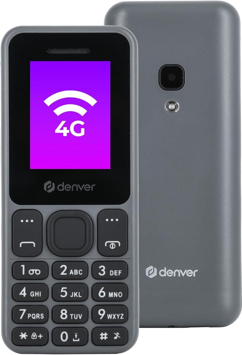 Senioren Mobiele Telefoon 4G - Grote Toetsen - Simlockvrij - Bluetooth