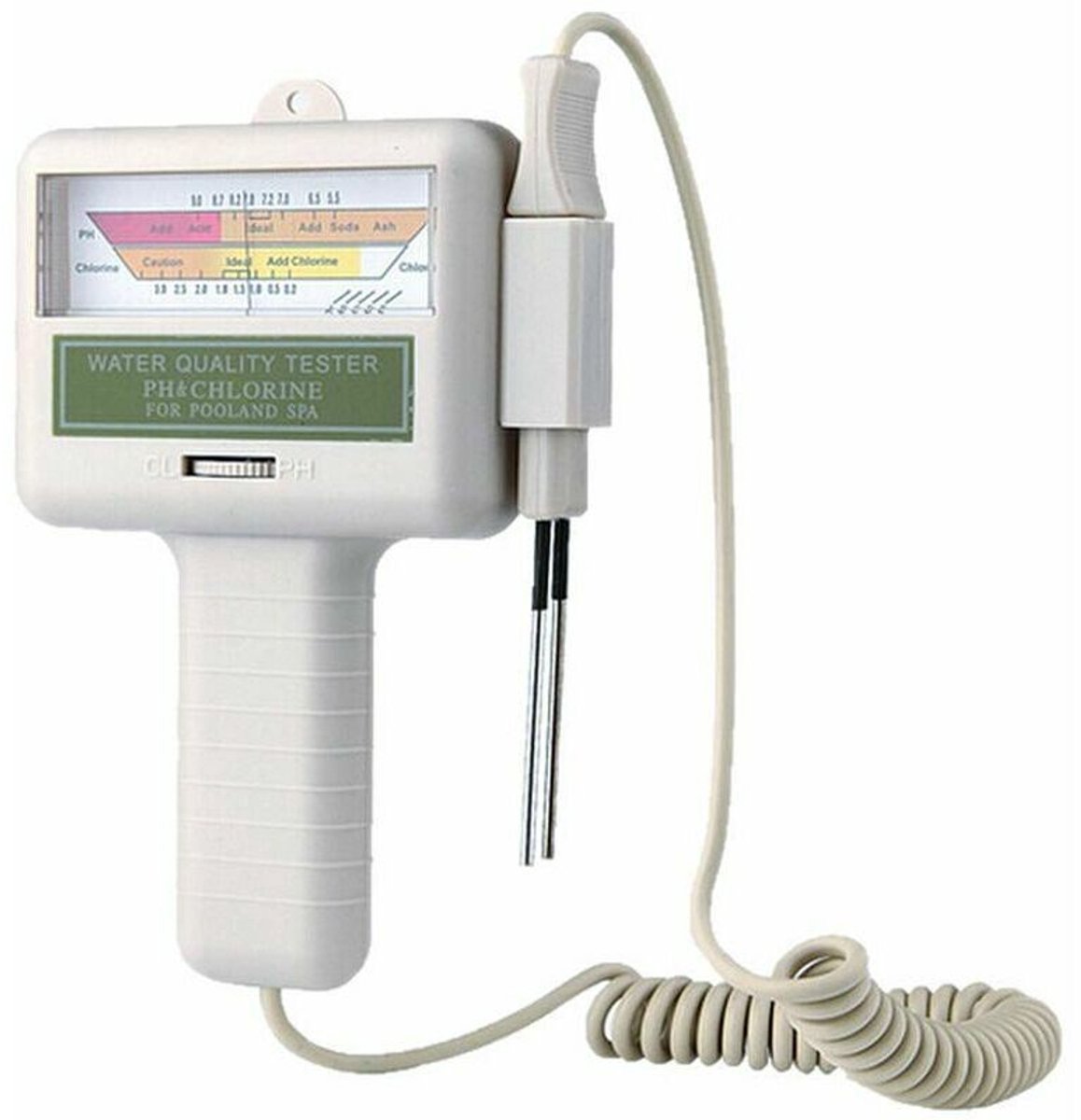 Geschikt voor Waterkwaliteitstester, waterkwaliteitstester, PH Automatische restchloortester PH-watertester Chlooranalyse Zwembadtestkit