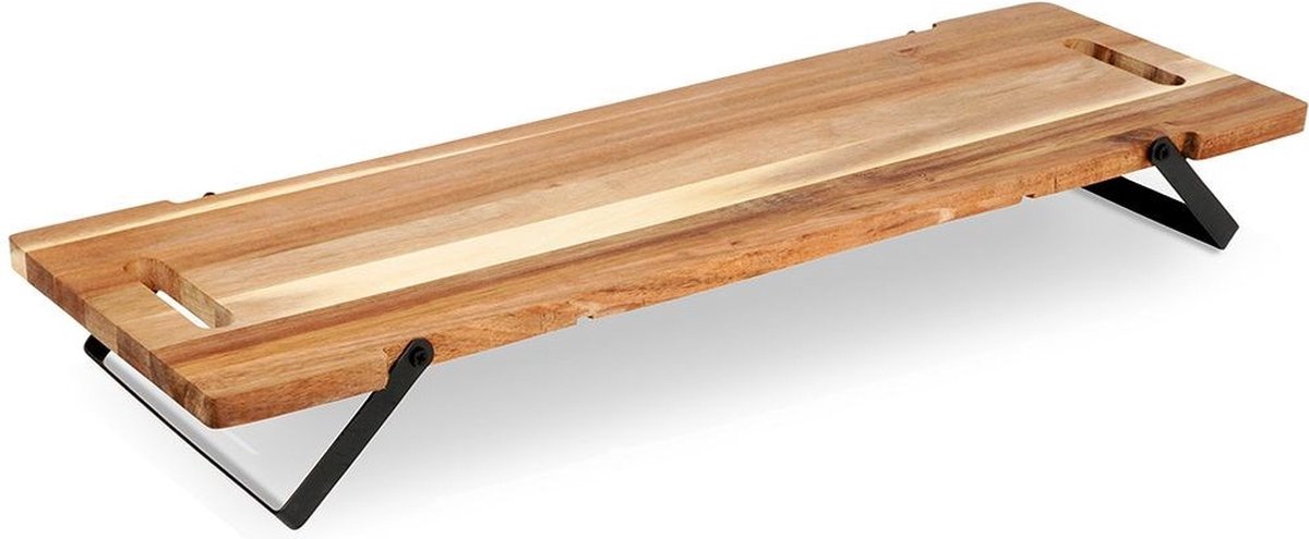 Dienblad Houten op Poten 67,5x19,5x7,5 cm - Serveer Plateau - Serveerplateau — cadeau in Koken & Dineren - foto 7