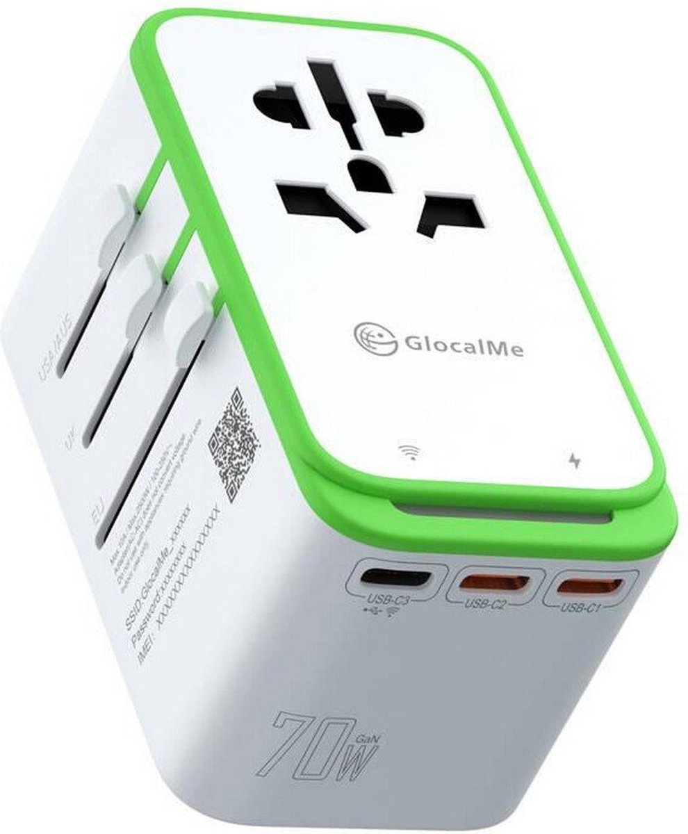 Roamplug-Adapter Met 4G/Lte Wi-Fi Glocalme Cloud Sim-Hotspot