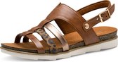 MARCO TOZZI MT Soft Lining Dames Slippers en Sandalen - COGNAC COMB - MAAT 39