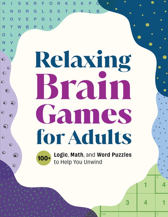 Relaxing Brain Games for Adults - cover