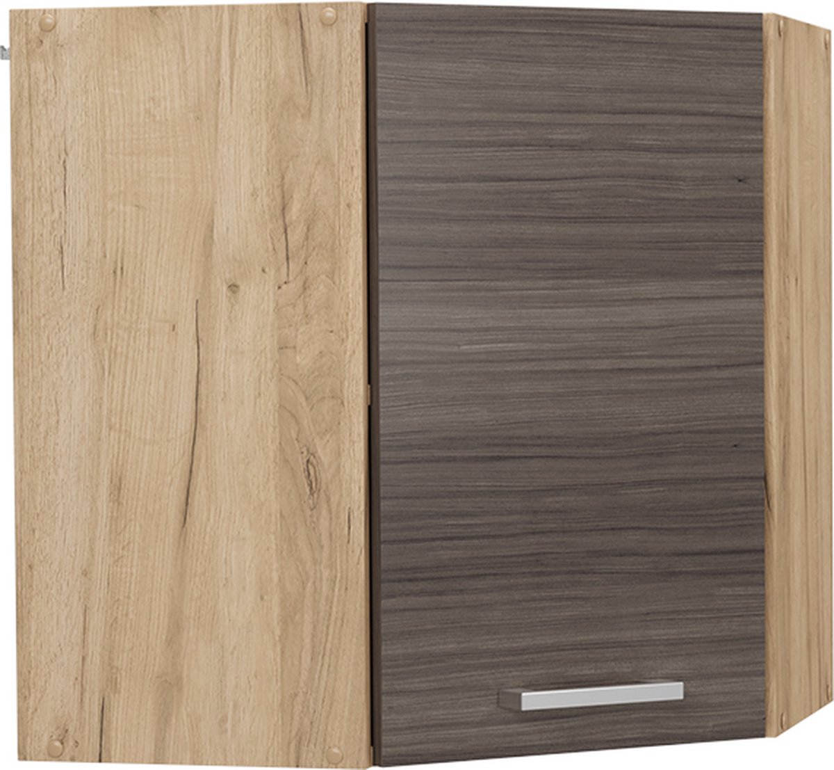 Vicco R-Line Hoek hangkast – 57 cm Edel grijs Edel grijs/Goudkleurig Eiken