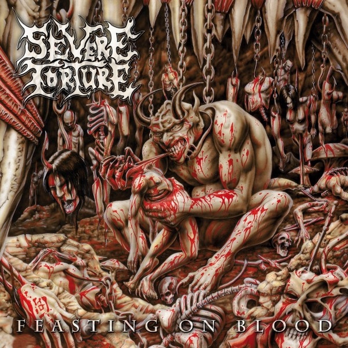 Severe Torture - Feasting On Blood (LP) (Limited Edition) (Coloured Vinyl)