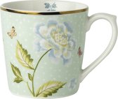Laura Ashley Heritage Collectables Mok - Koffiemok - Theemok - Mint - 32 cl.