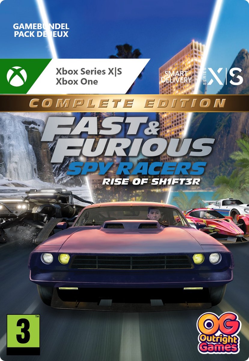 Fast & Furious: Spy Racers Rise of SH1FT3R Complete Edition - Xbox Series X + S & Xbox One Download
