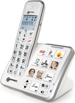 Geemarc PH-295 - Téléphone DECT simple - Répondeur - Wit