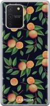Casimoda® hoesje - Geschikt voor Samsung S10 Lite - Fruit / Sinaasappel - Backcover - Siliconen/TPU - Multi
