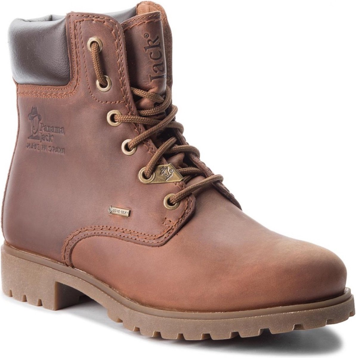 Panama Jack 03 GTX B6 Napa Grass Cuero Bark Veterboots Dames Cuero/bark