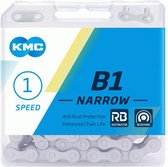 KMC Ketting 1/2x3/32 112s B1 Narrow RB mat zilver 5/6v