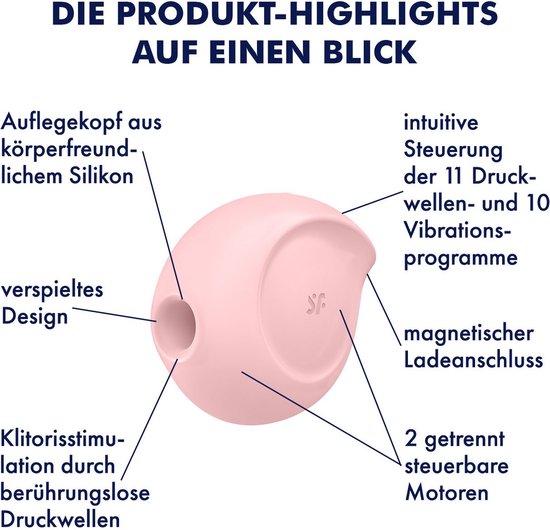 PULSE D'AIR | Satisfyer Sugar Rush Stimulateur et Vibromasseur - Pink