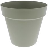 Kunststof Bloempot / Tuinpot / Pot / Bloembak CONOR - Olijf Groen - Kunststof - Ø 25 cm - Maat M