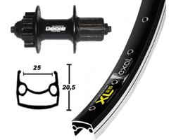Exal XL 25 DISK Achterwiel 26x1.9 Deore 8-10s Disc, black