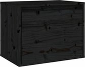 vidaXL-Wandkast-45x30x35-cm-massief-grenenhout-zwart