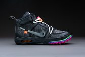 Nike Air Force 1 Mid Off-White Black DO6290-001 Maat 39 Wit