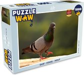 Puzzel Duif - Vogel - Hout - Legpuzzel - Puzzel 1000 stukjes volwassenen