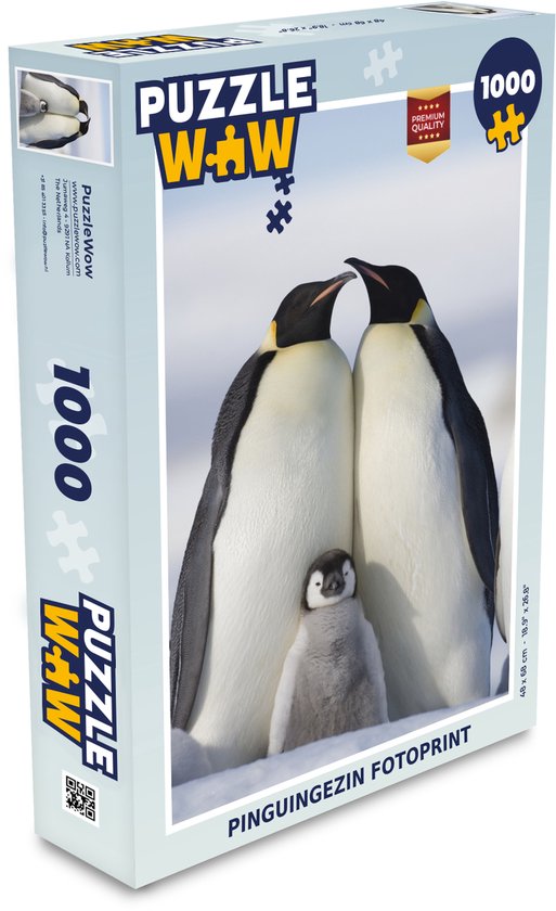Puzzle Pingouin - Famille - Neige - Puzzle - Puzzle 1000 pièces adultes