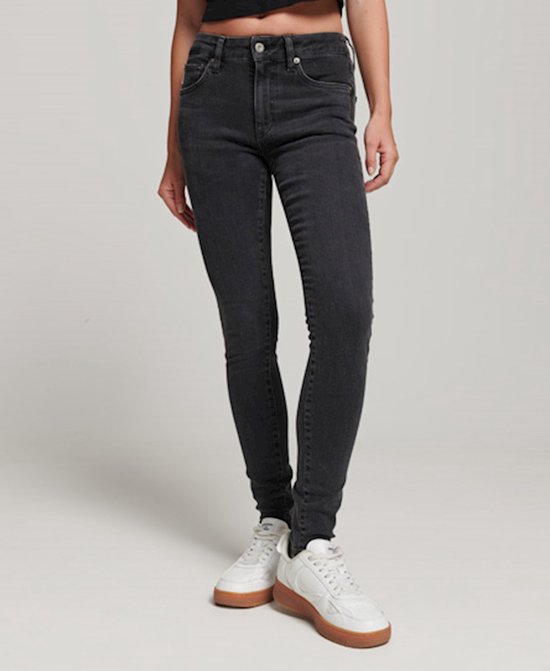 Superdry Dames Vintage skinny jeans van biologisch katoen met middelhoge taille