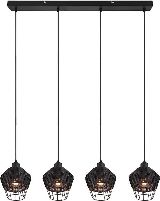 LED Hanglamp - Hangverlichting - Trion Palmo - E27 Fitting - 1-lichts LED Hanglamp - Hangverlichting - Trion Palmo - E27 Fitting - 1-lichts