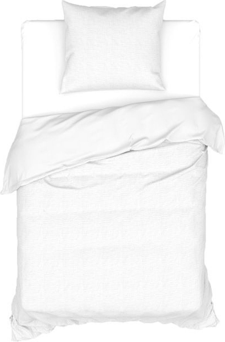Heckettlane Heckett & Lane Dekbedovertrek Scarlett (Lucent White)-140x200/220 cm