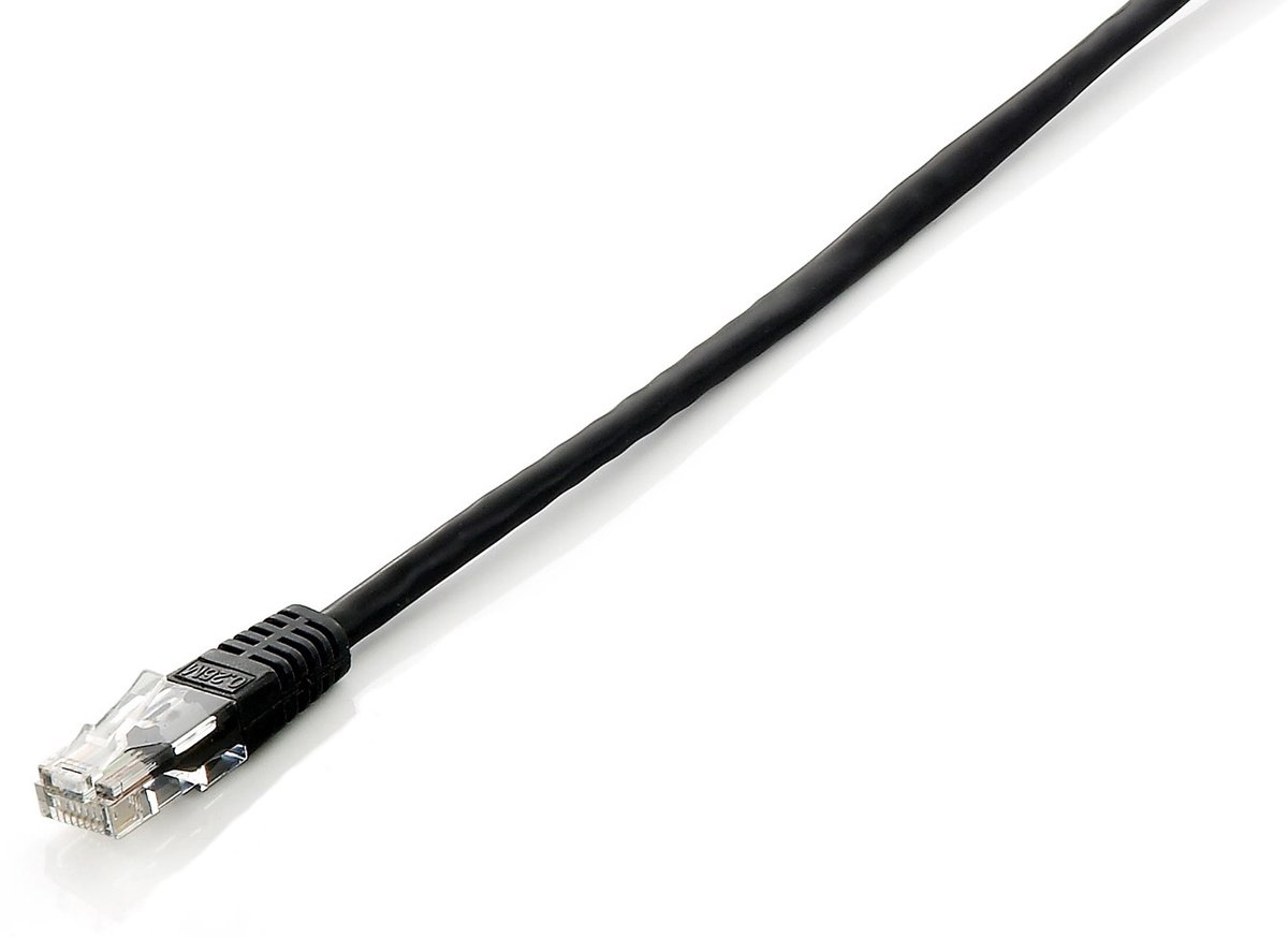 Equip 625450 - Cat 6 UTP-kabel - RJ45 - 1 m - Zwart