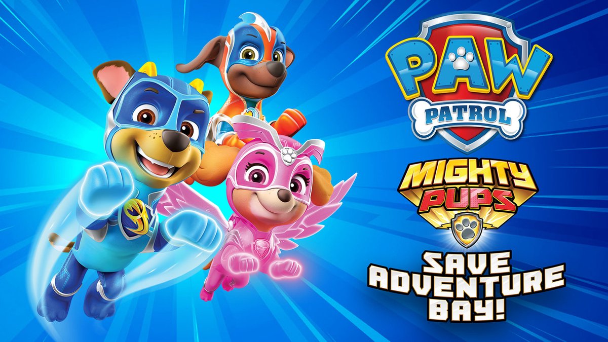 Paw Patrol:  Mighty Pups Save Adventure Bay - Switch